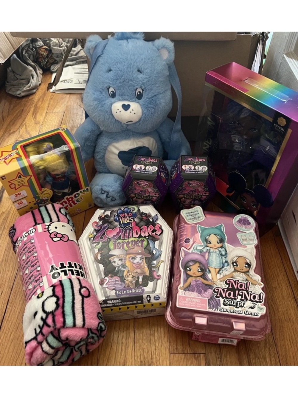 Toys for Girls Bundle Mixed Lot Care Bears, Rainbow High and More
